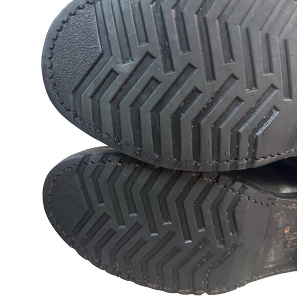 Black Leather Ankle Boots - Picture 10 of 11